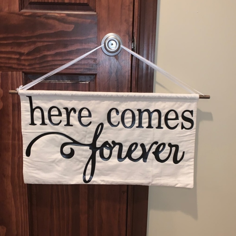 Wedding flower girl sign